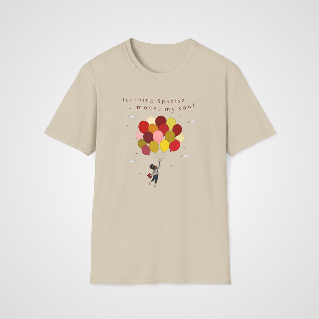 Moved by Spanish T-Shirt in Sand