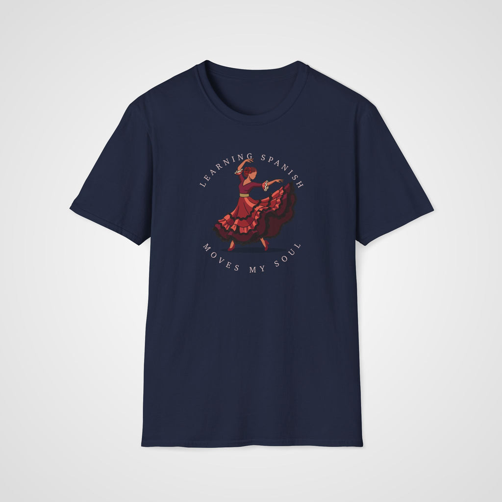 Spanish Moves My Soul T-Shirt in Navy