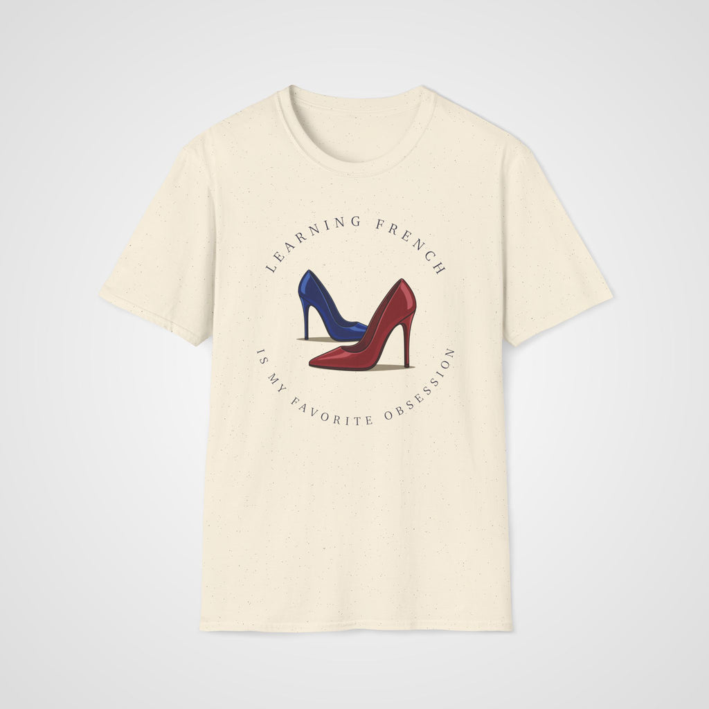 French Is My Obsession T-Shirt in Natural