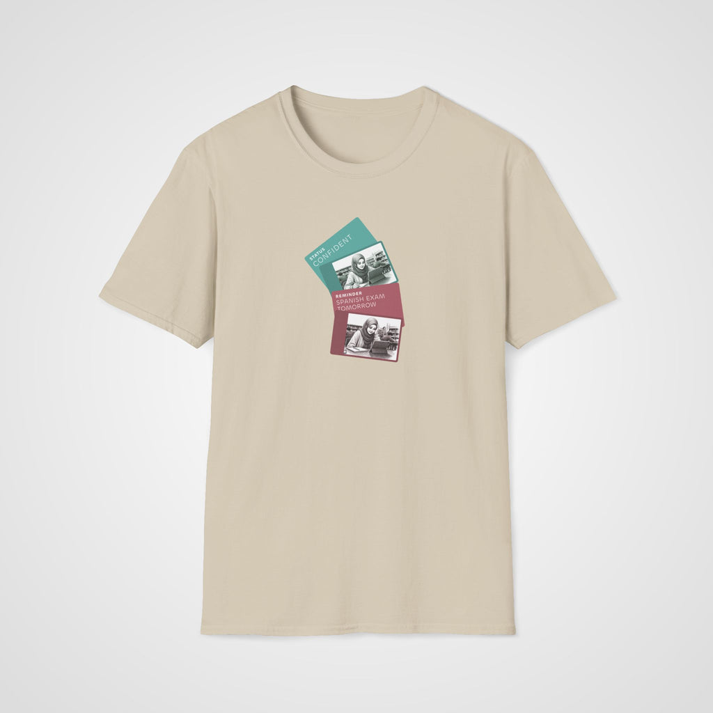 Spanish Exam Tomorrow T-Shirt in Sand