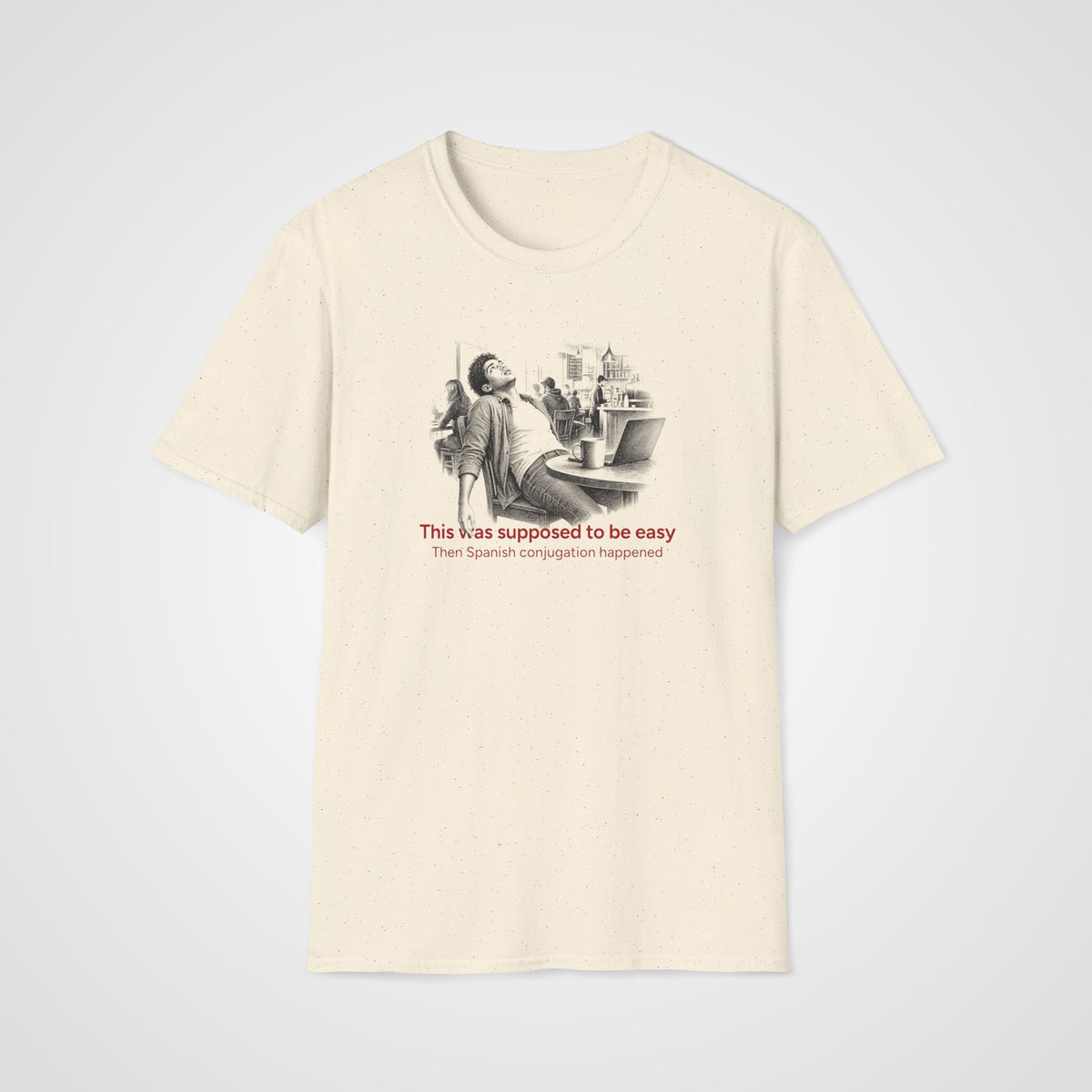 Spanish Looked Easy T-Shirt in Natural
