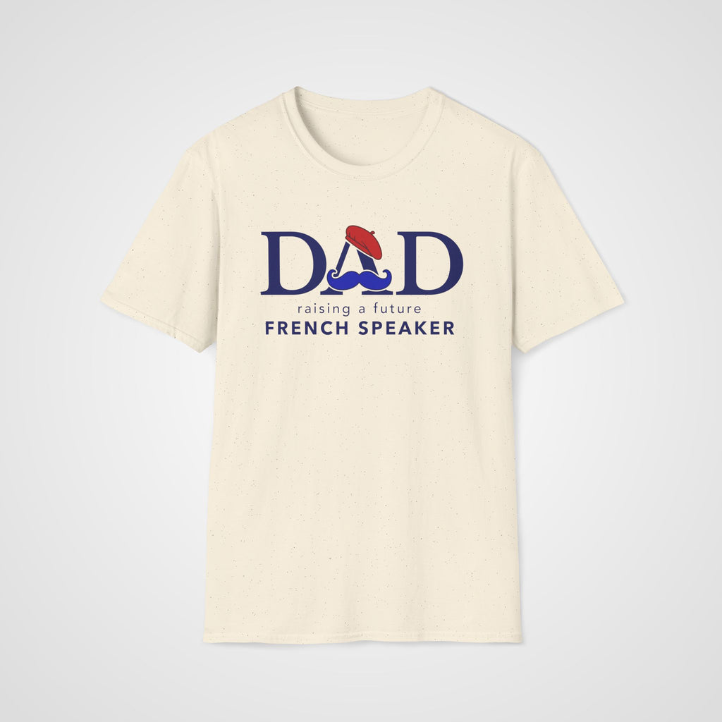 French Learner Dad T-Shirt in Natural