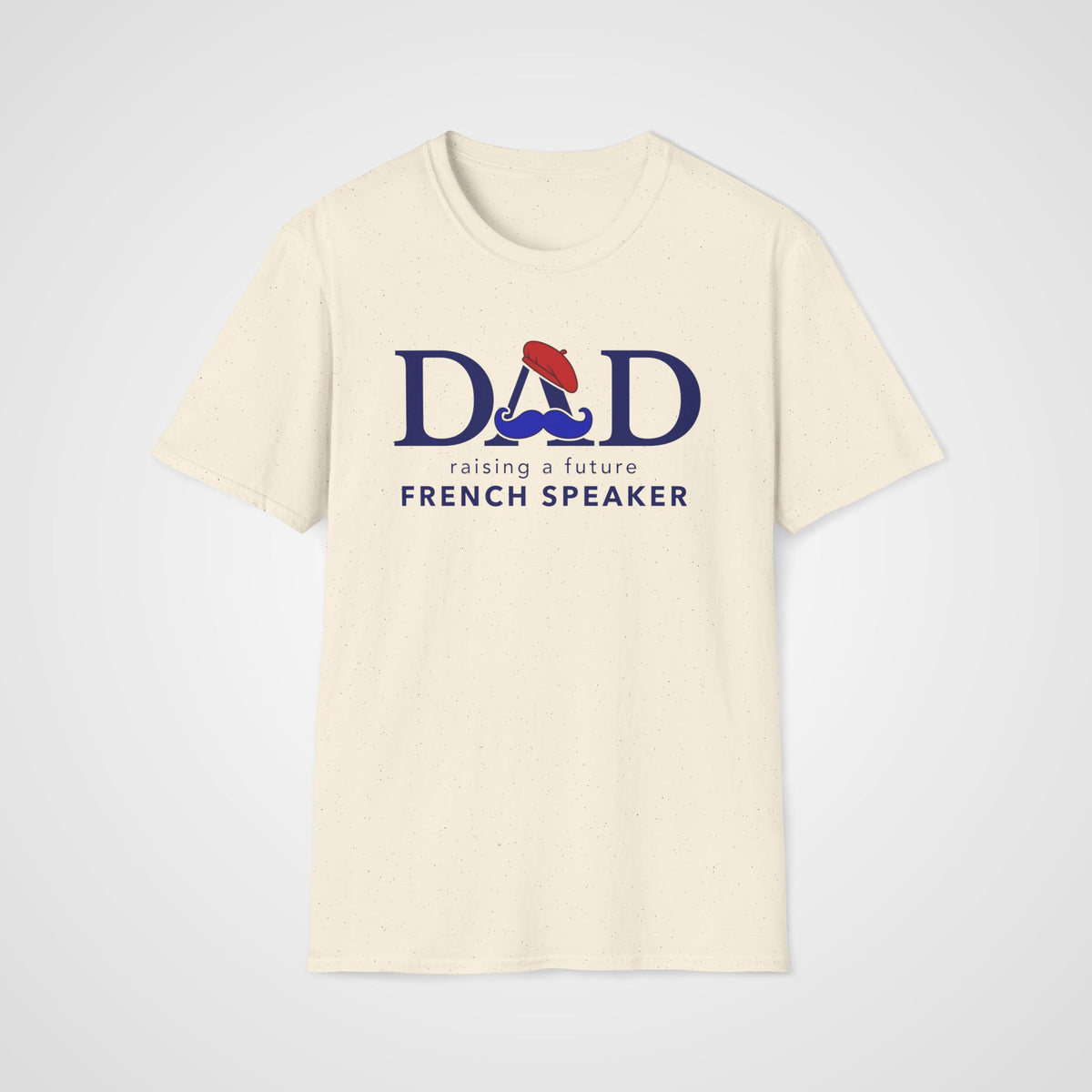 French Learner Dad T-Shirt in Natural