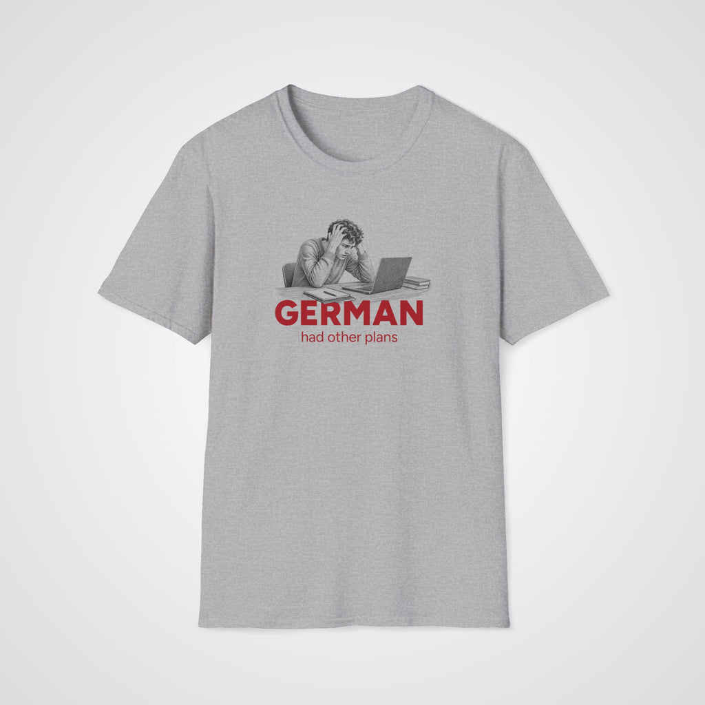 German Other Plans T-Shirt in Sport Gray
