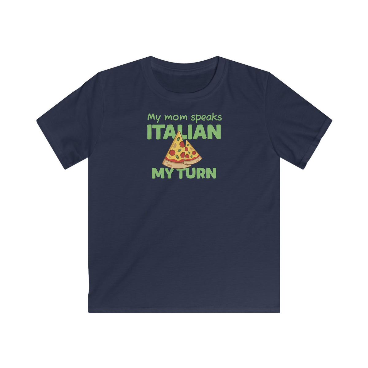 My Mom speaks Italian T-Shirt in Navy