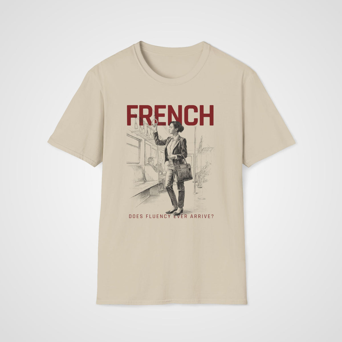 Waiting for Fluency T-Shirt in Sand
