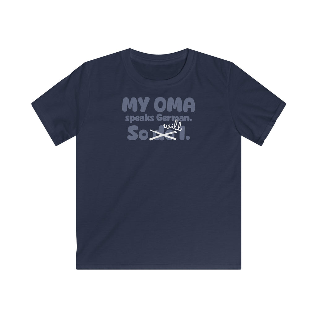 Oma Legacy Kids T-Shirt in Navy