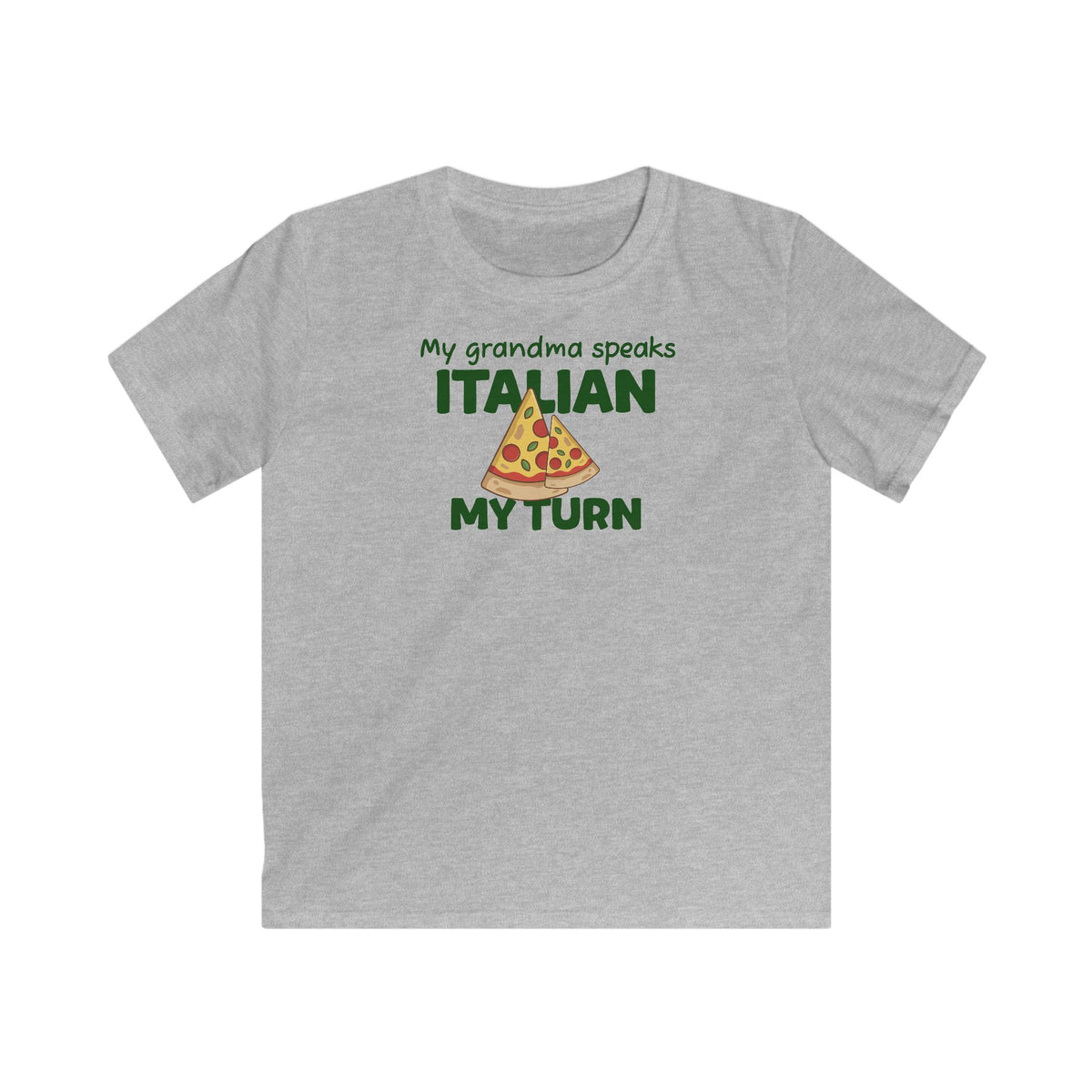 Grandma speaks Italian T-Shirt in Sport Gray