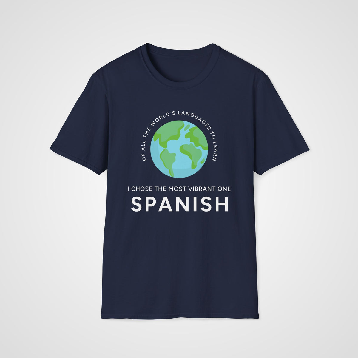 Vibrant Spanish T-Shirt in Navy
