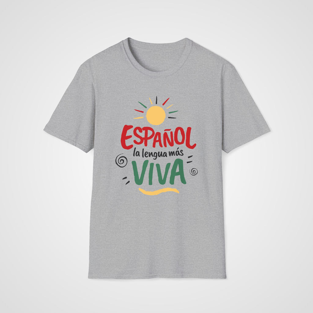 La Lengua más Viva T-Shirt in Sport Gray
