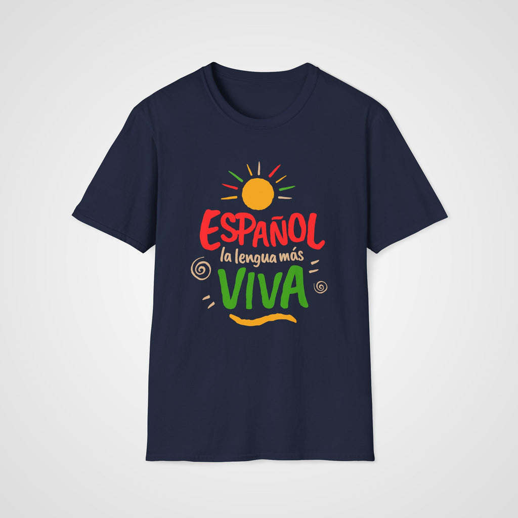 La Lengua más Viva T-Shirt in Navy