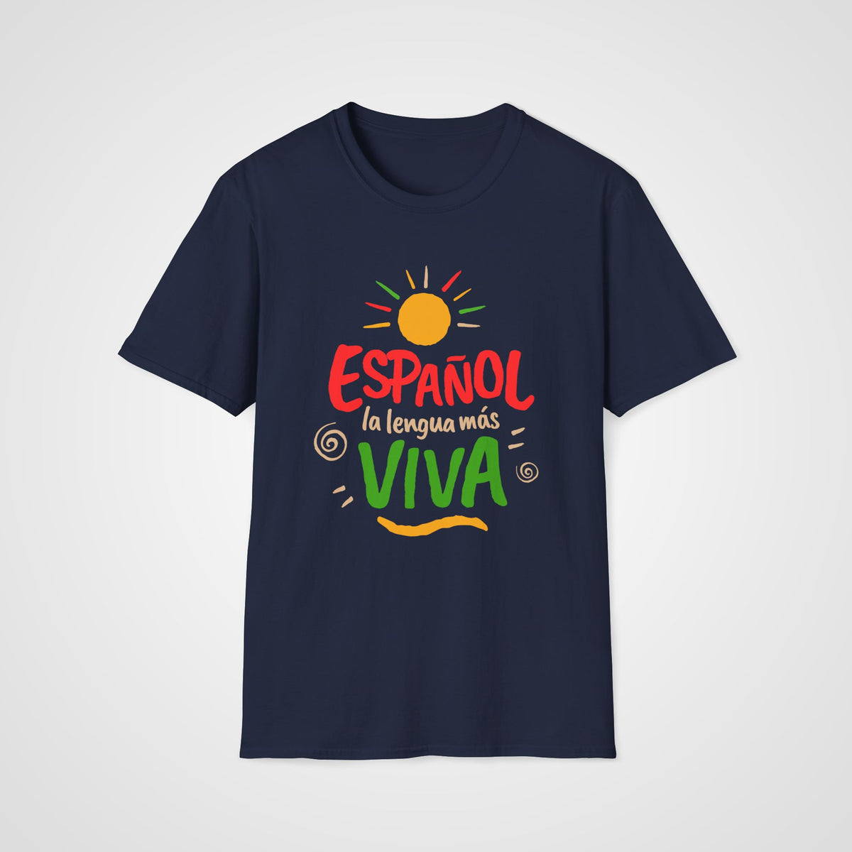 La Lengua más Viva T-Shirt in Navy
