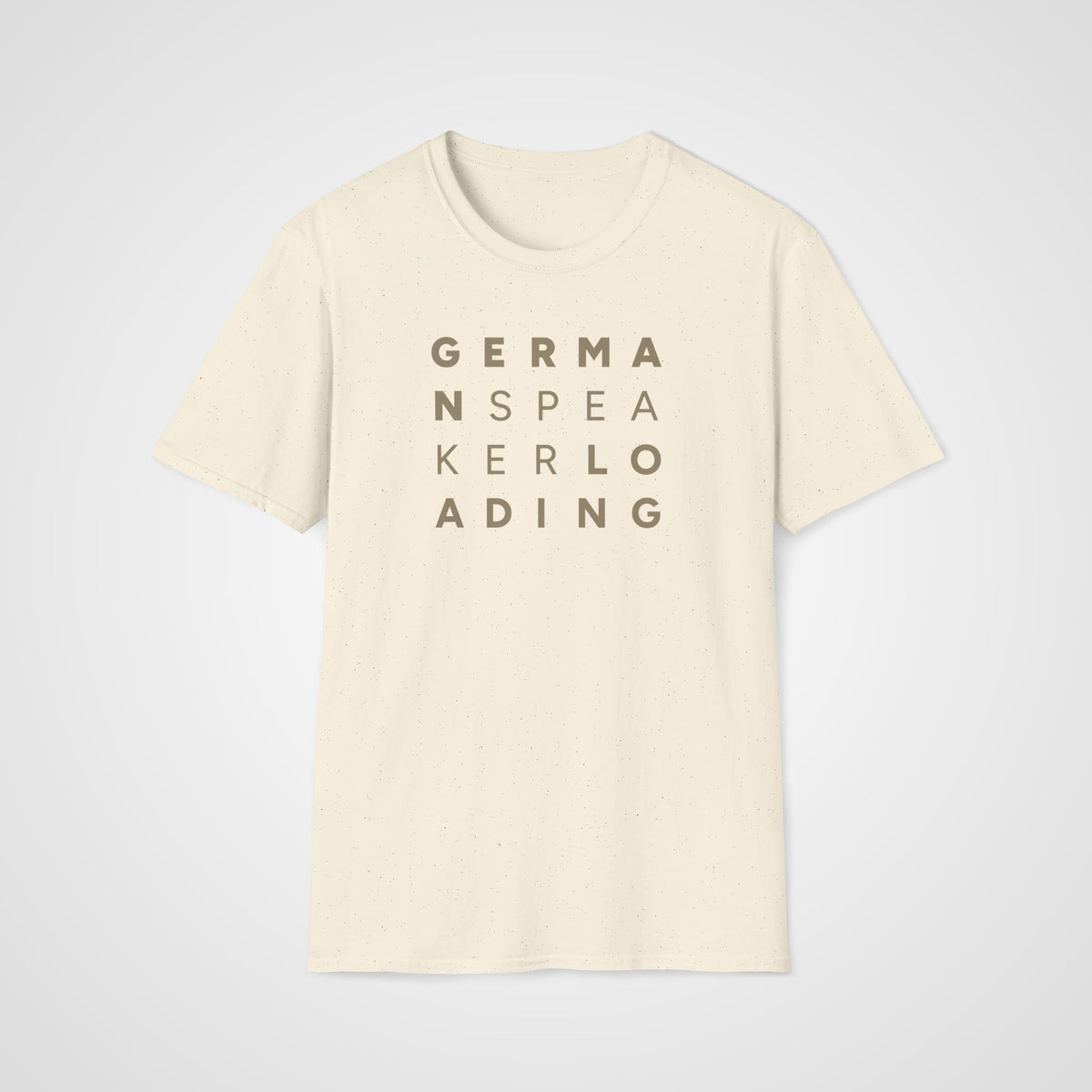 German Speaker Loading T-Shirt in Natural