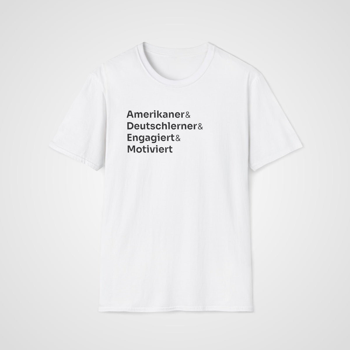 Motivierter Learner T-Shirt in White