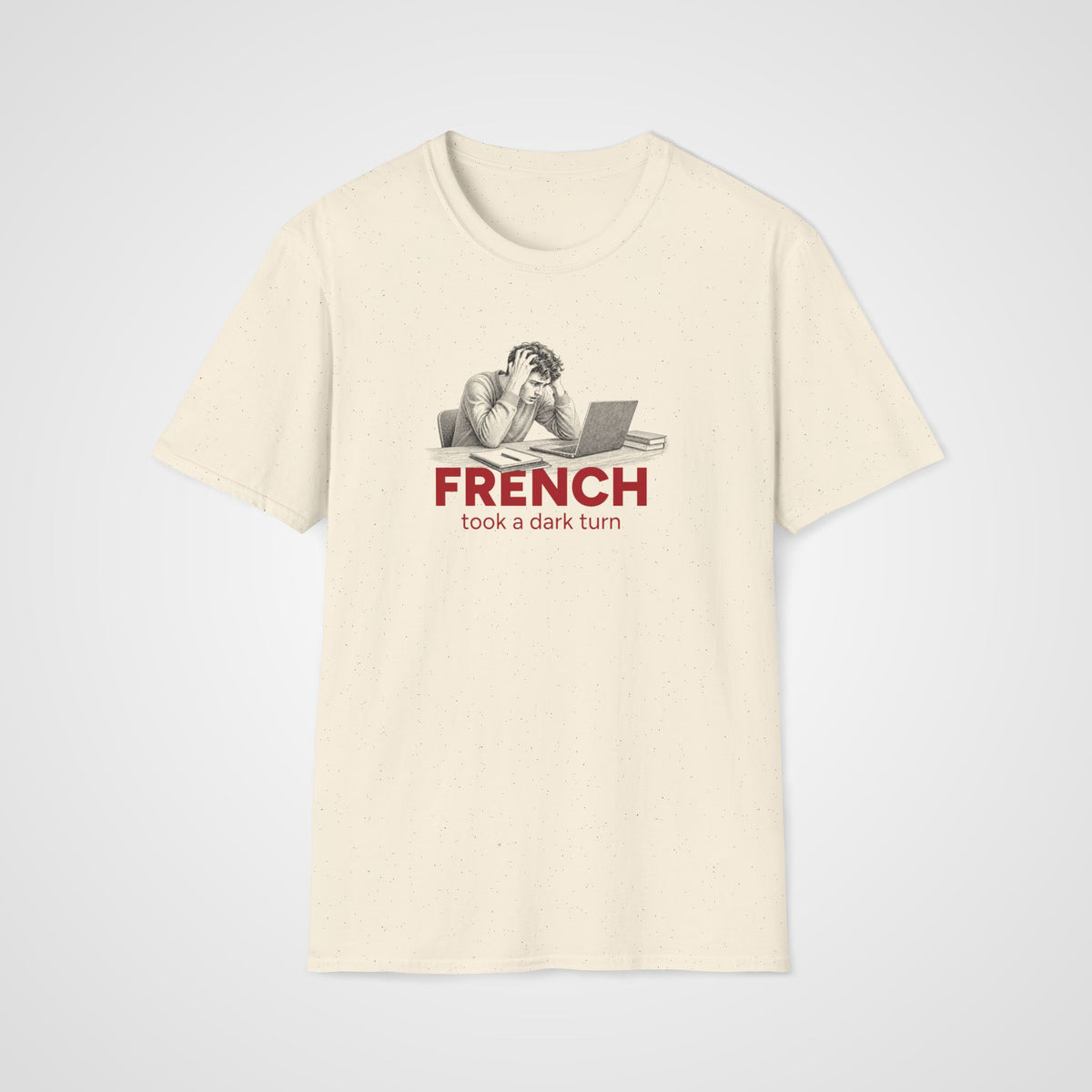 French Dark Turn T-Shirt in Natural