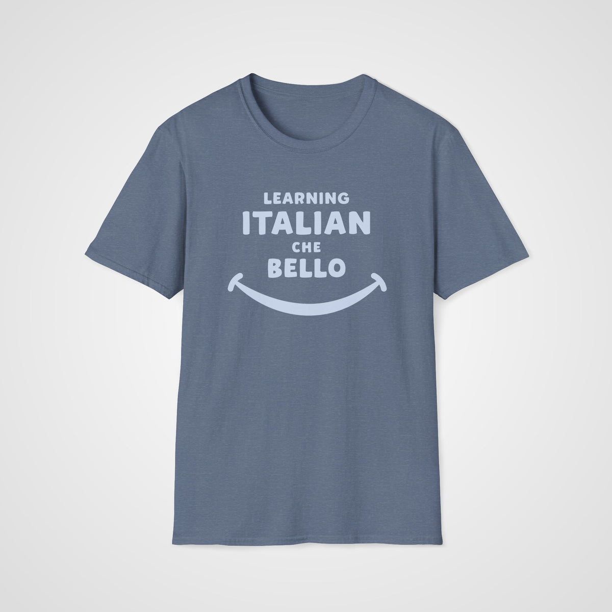 Che Bello Italian T-Shirt in Heather Indigo