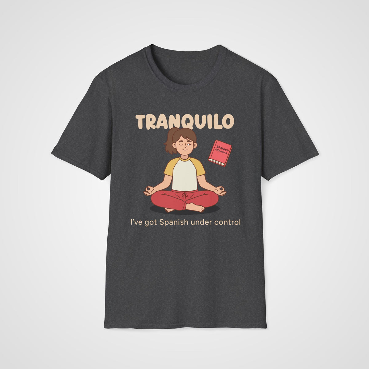 Spanish Tranquilo Study T-Shirt in Dark Heather