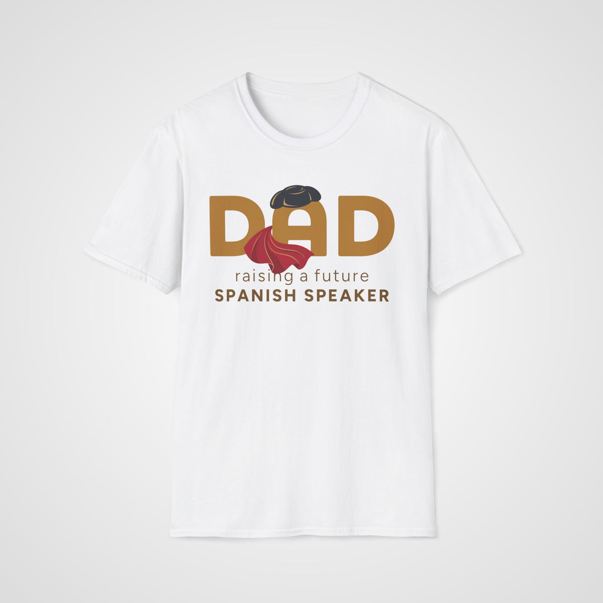 Spanish Learner Dad T-Shirt in White