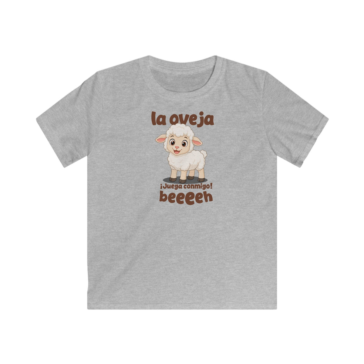 La Oveja Beeeeh Kids T-Shirt in Sport Gray