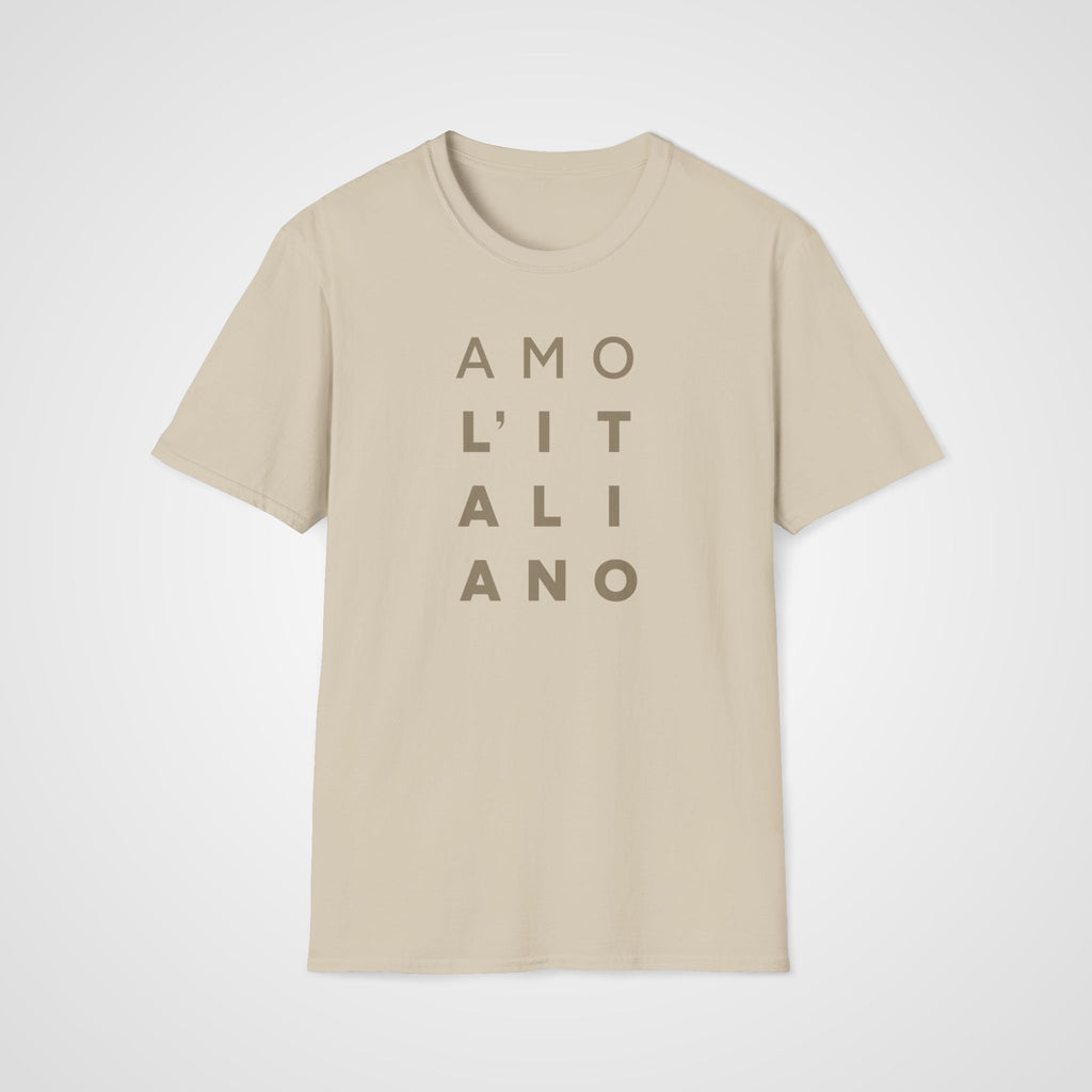 Amo l'Italiano T-Shirt in Sand