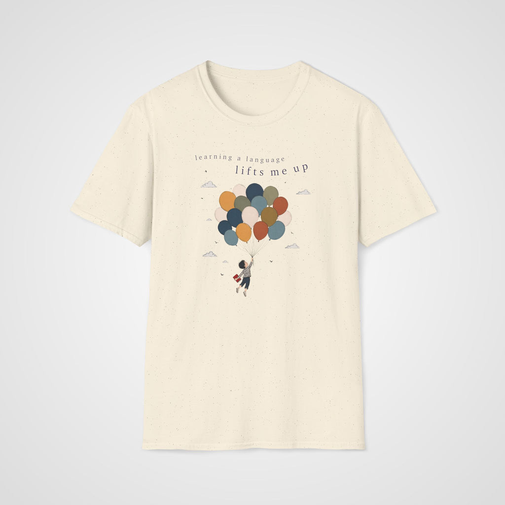 Lifted by Language T-Shirt in Natural
