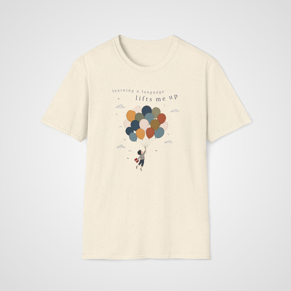 Lifted by Language T-Shirt in Natural