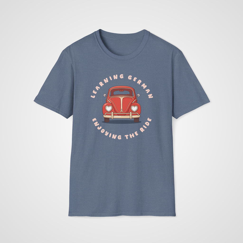 Enjoying the Ride T-Shirt in Heather Indigo