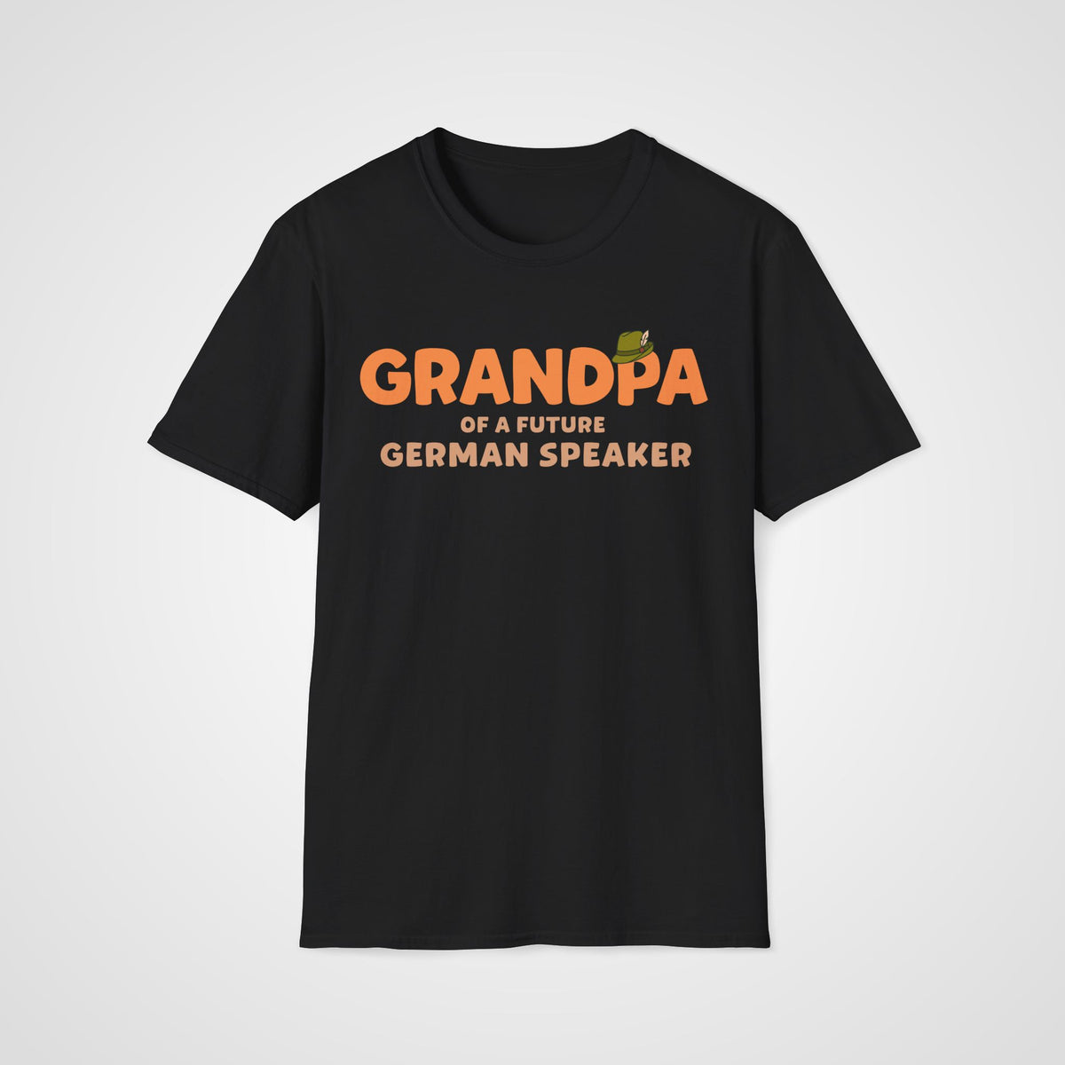 Learner Grandpa T-Shirt in Black