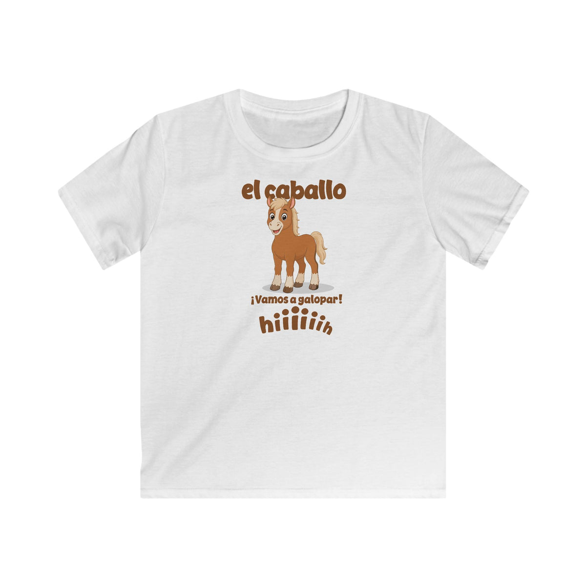 El Caballo Kids T-Shirt in White