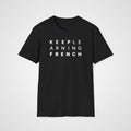 Keep Learning French T-Shirt in Black
