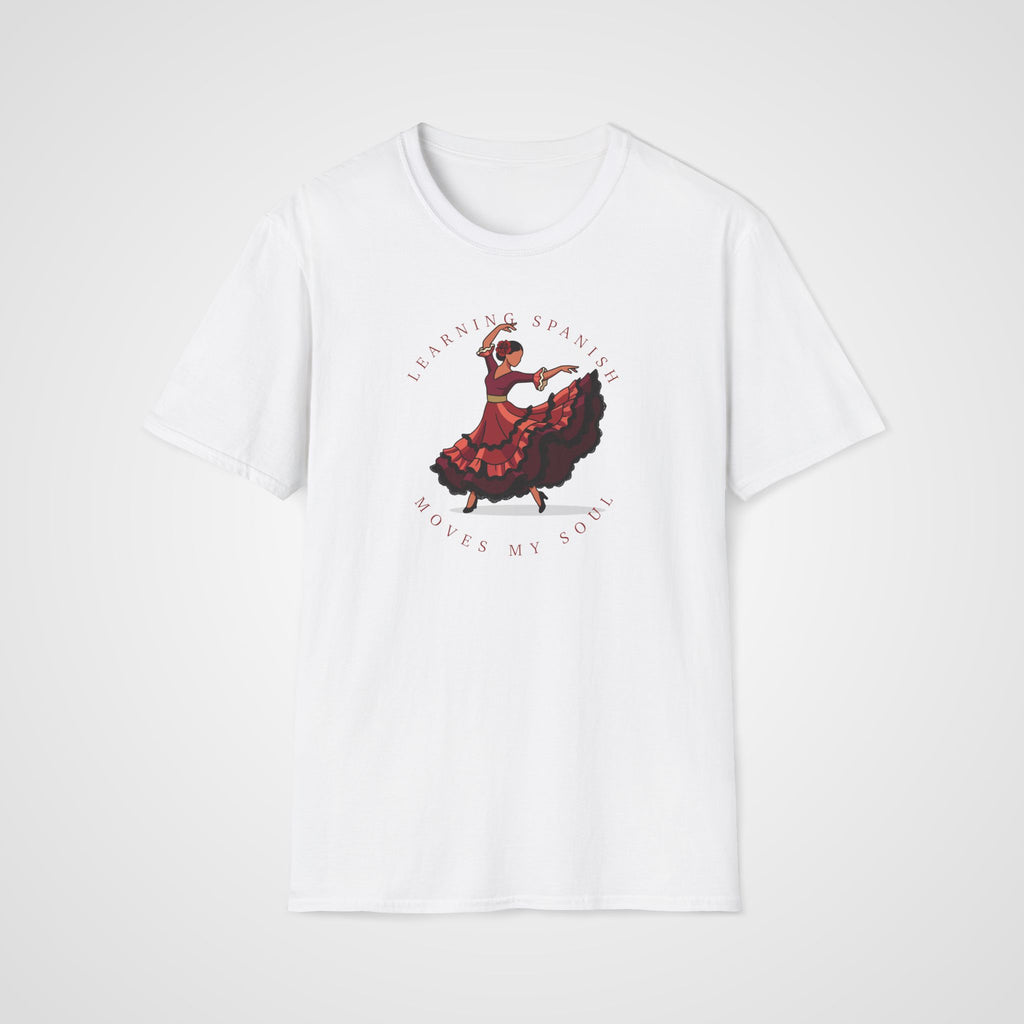 Spanish Moves My Soul T-Shirt in White