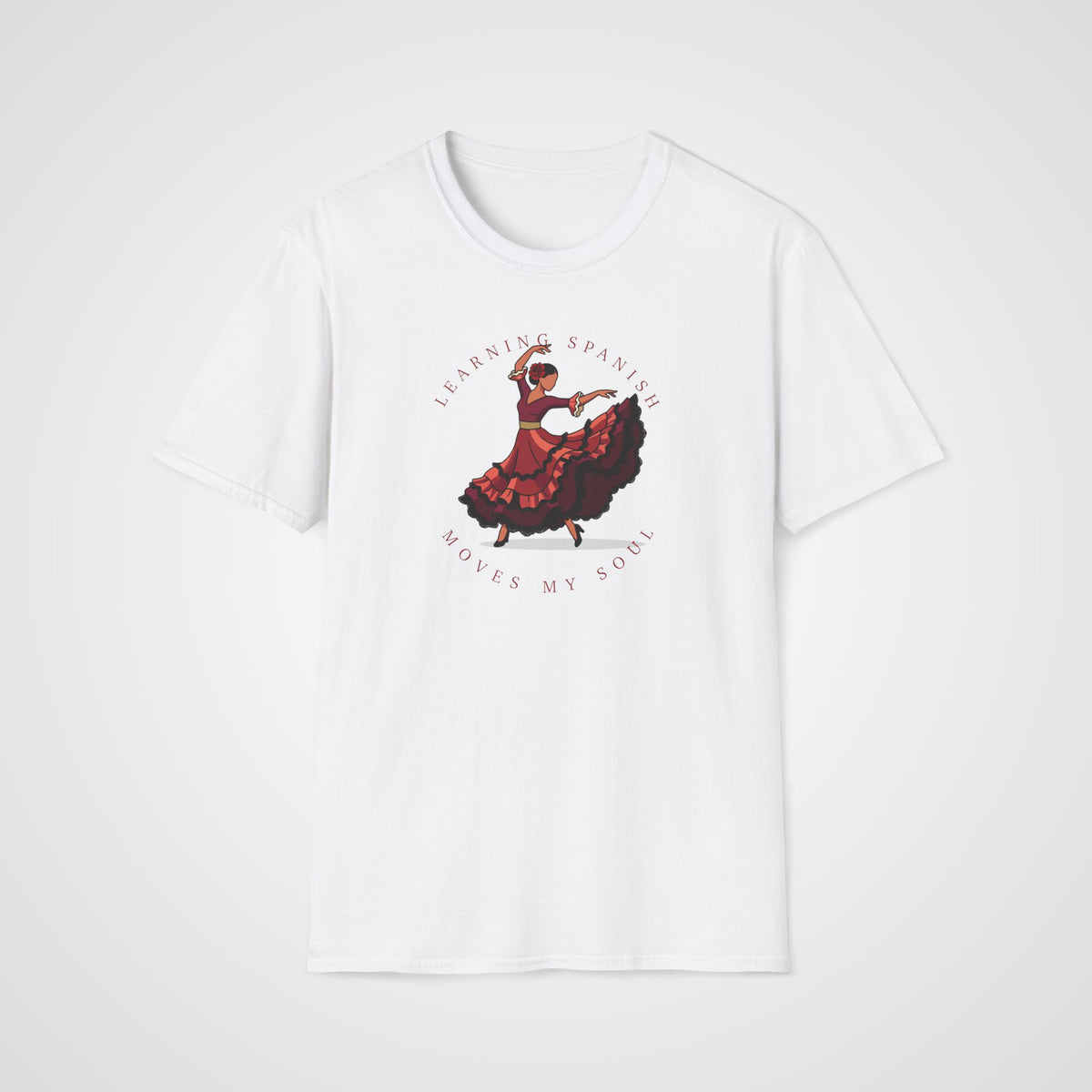 Spanish Moves My Soul T-Shirt in White