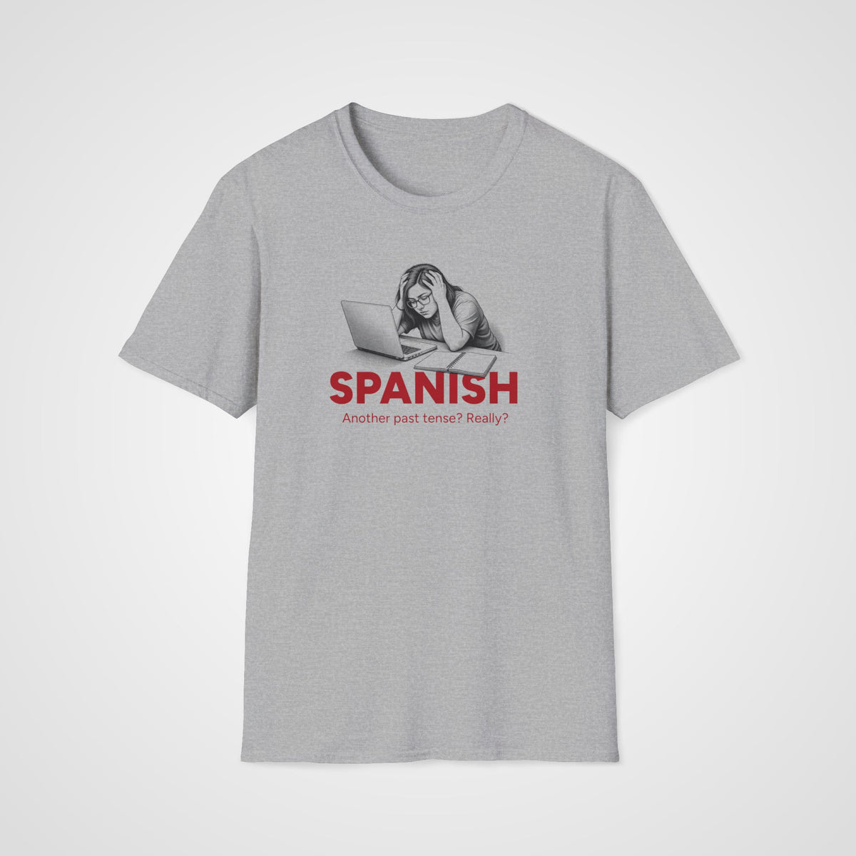 Another Past Tense? T-Shirt in Sport Gray