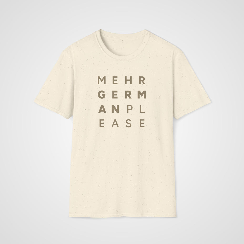 Mehr German Please T-Shirt in Natural