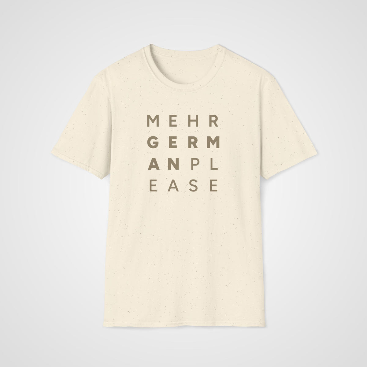 Mehr German Please T-Shirt in Natural