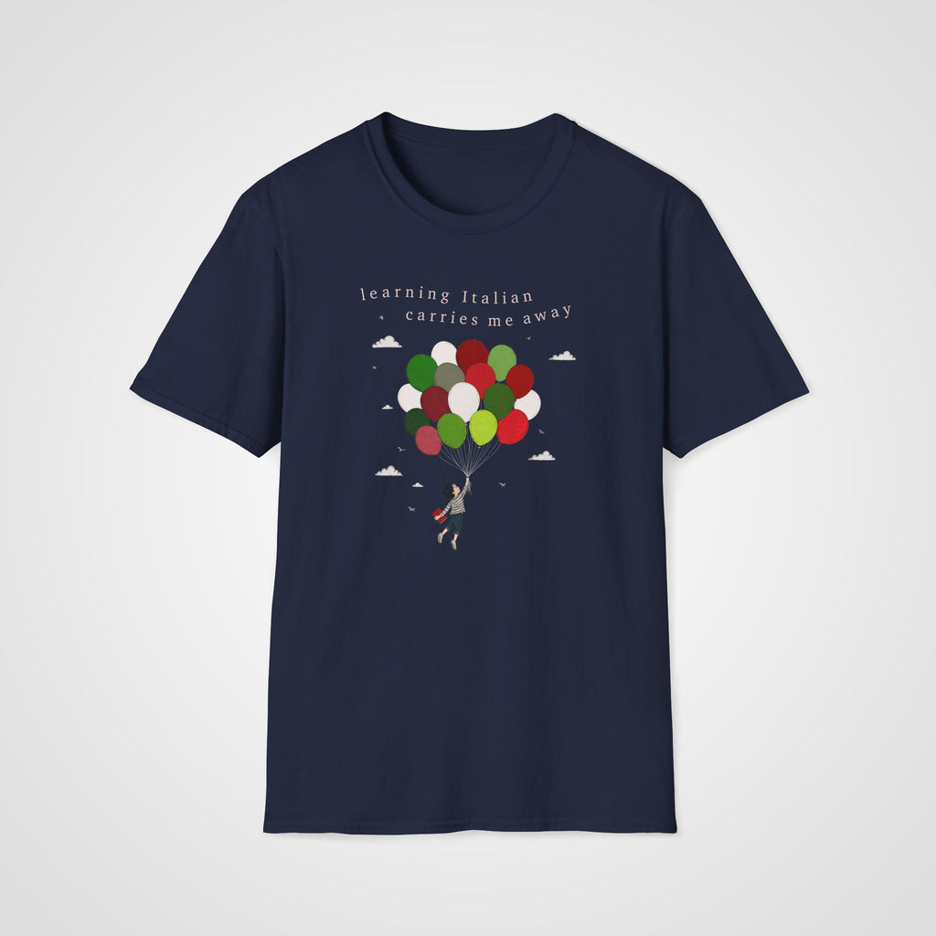 Italian Takes Flight T-Shirt in Navy
