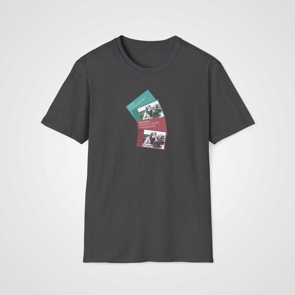 Spanish Exam Tomorrow T-Shirt in Dark Heather