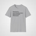 Spanish Learner T-Shirt in Sport Gray