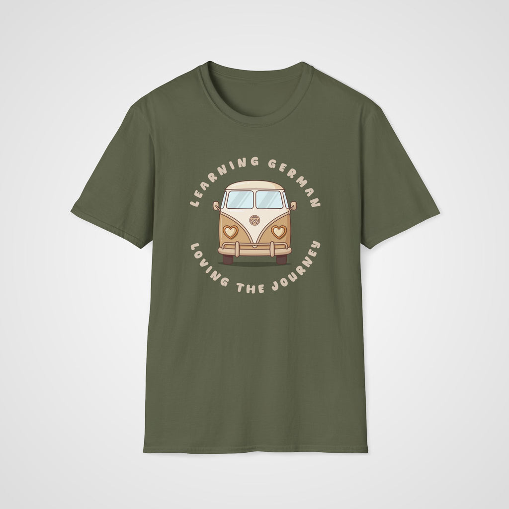 Loving the Journey T-Shirt in Military Green