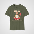 Spanish Grammar Relax T-Shirt in Military Green