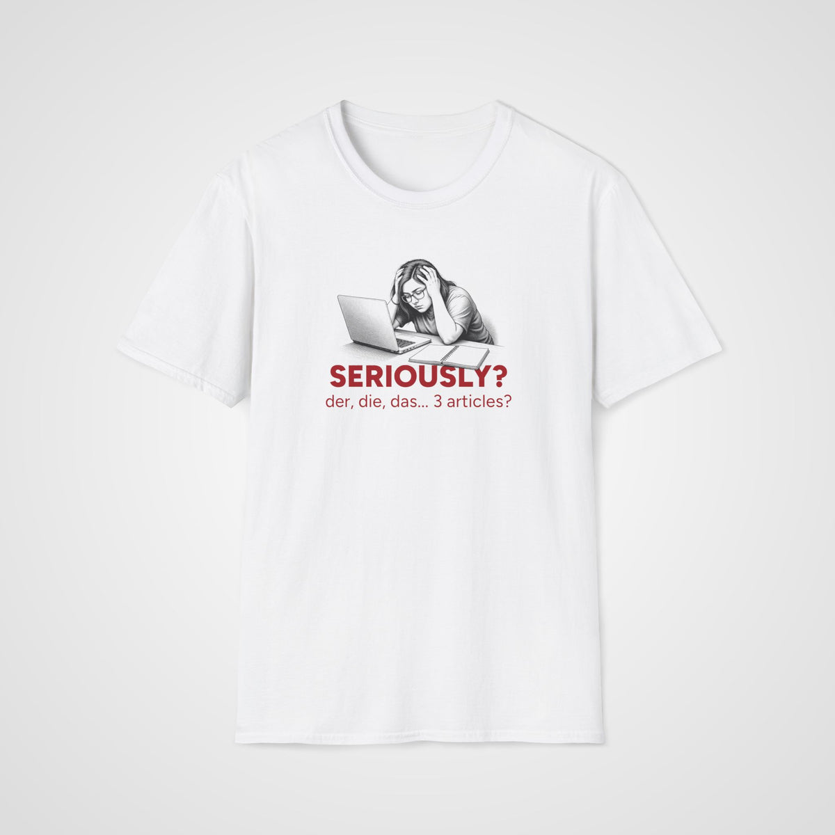 German Articles T-Shirt in White