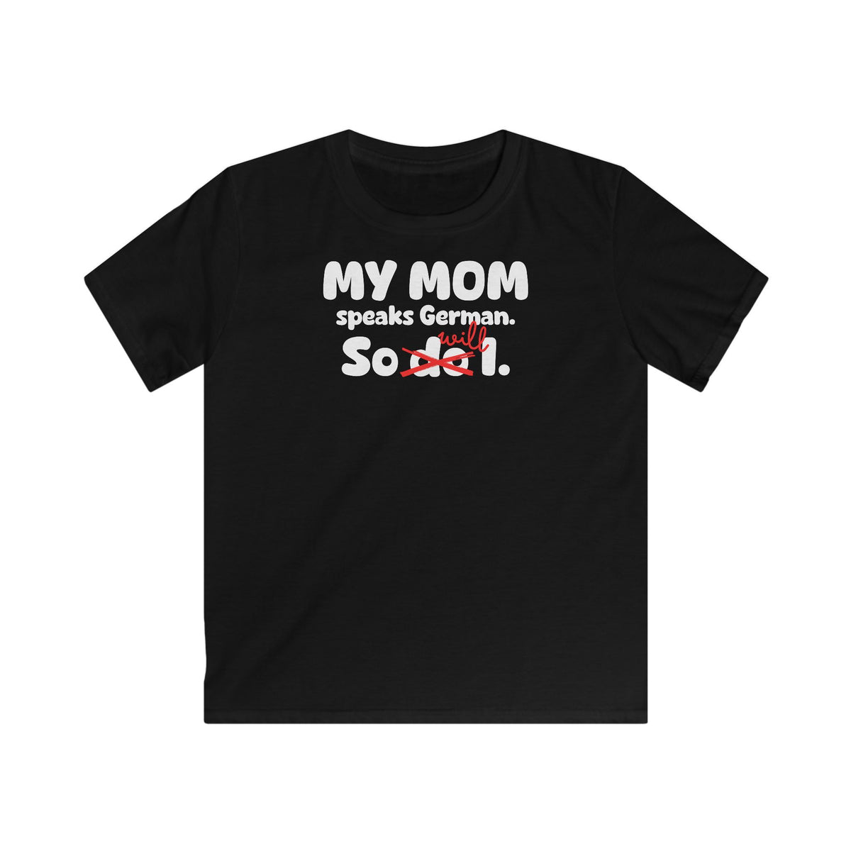 German Mom Legacy T-Shirt in Black