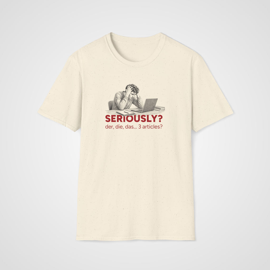 Three German Articles T-Shirt in Natural