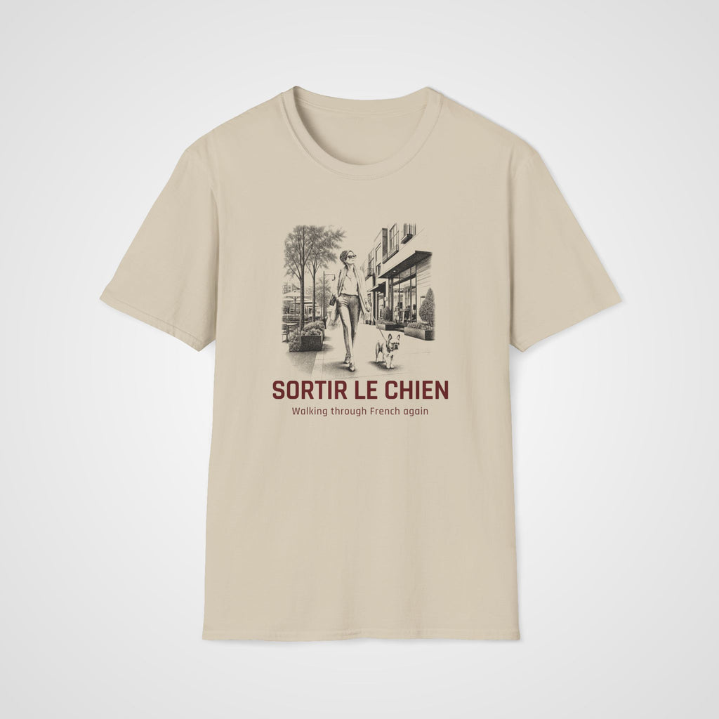 Sortir le Chien T-Shirt in Sand