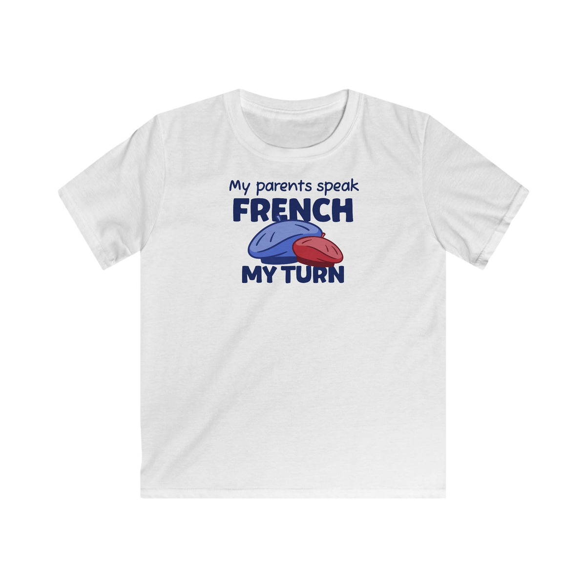 My Parents speak French T-Shirt in White