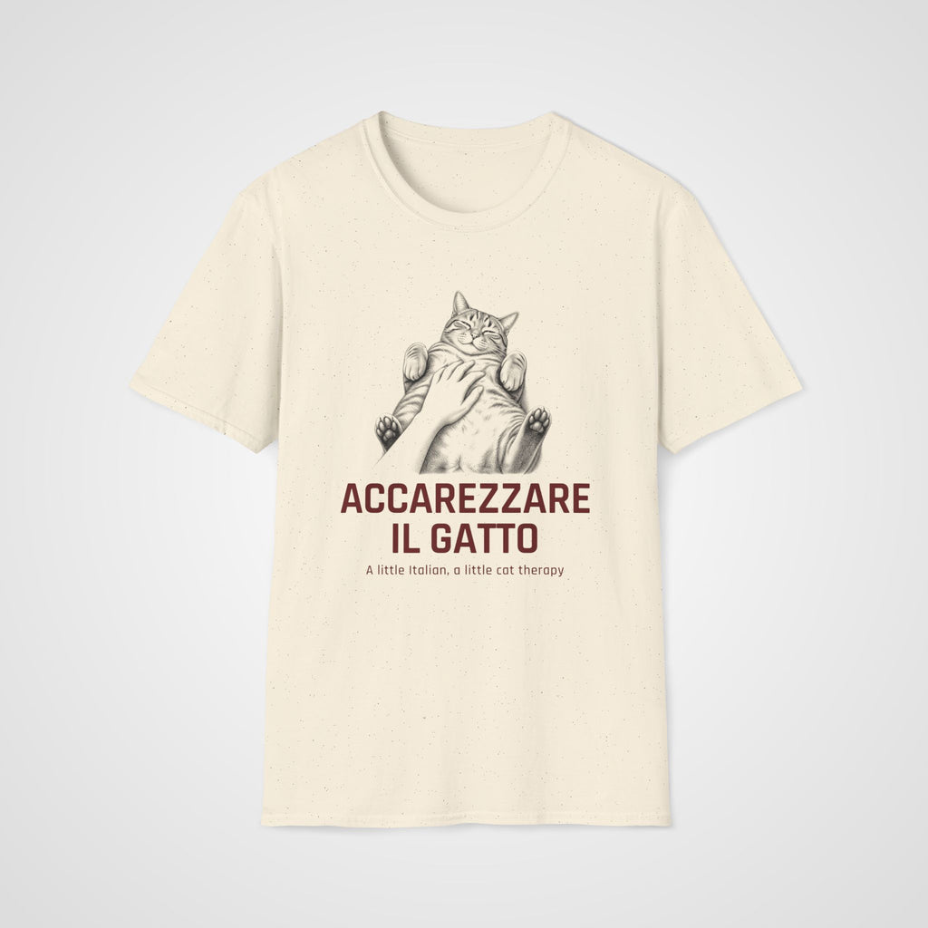 Accarezzare il Gatto T-Shirt in Natural