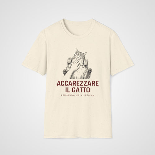 Accarezzare il Gatto T-Shirt in Natural