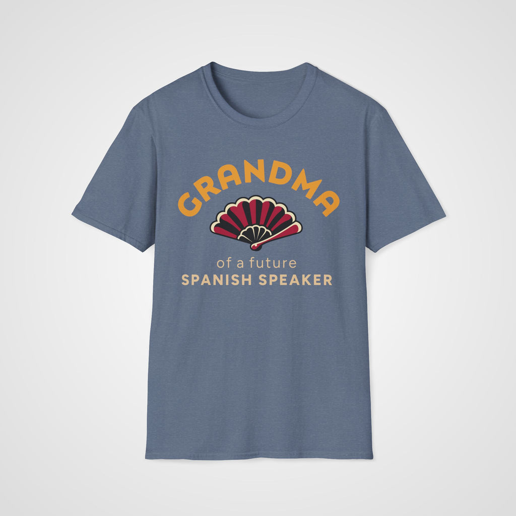 Spanish Grandma T-Shirt in Heather Indigo