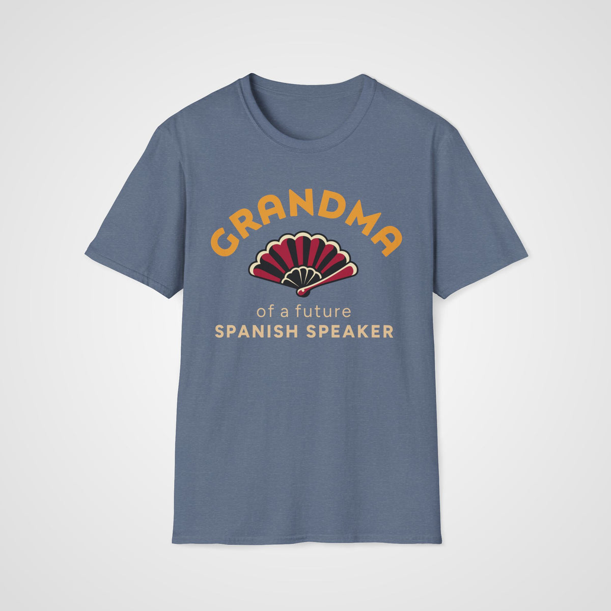 Spanish Grandma T-Shirt in Heather Indigo