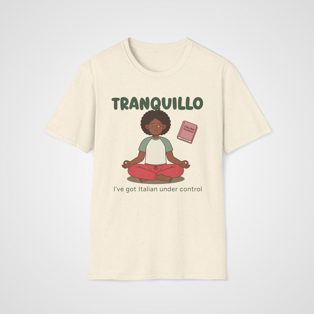 Tranquillo Italian Learner T-Shirt in Natural